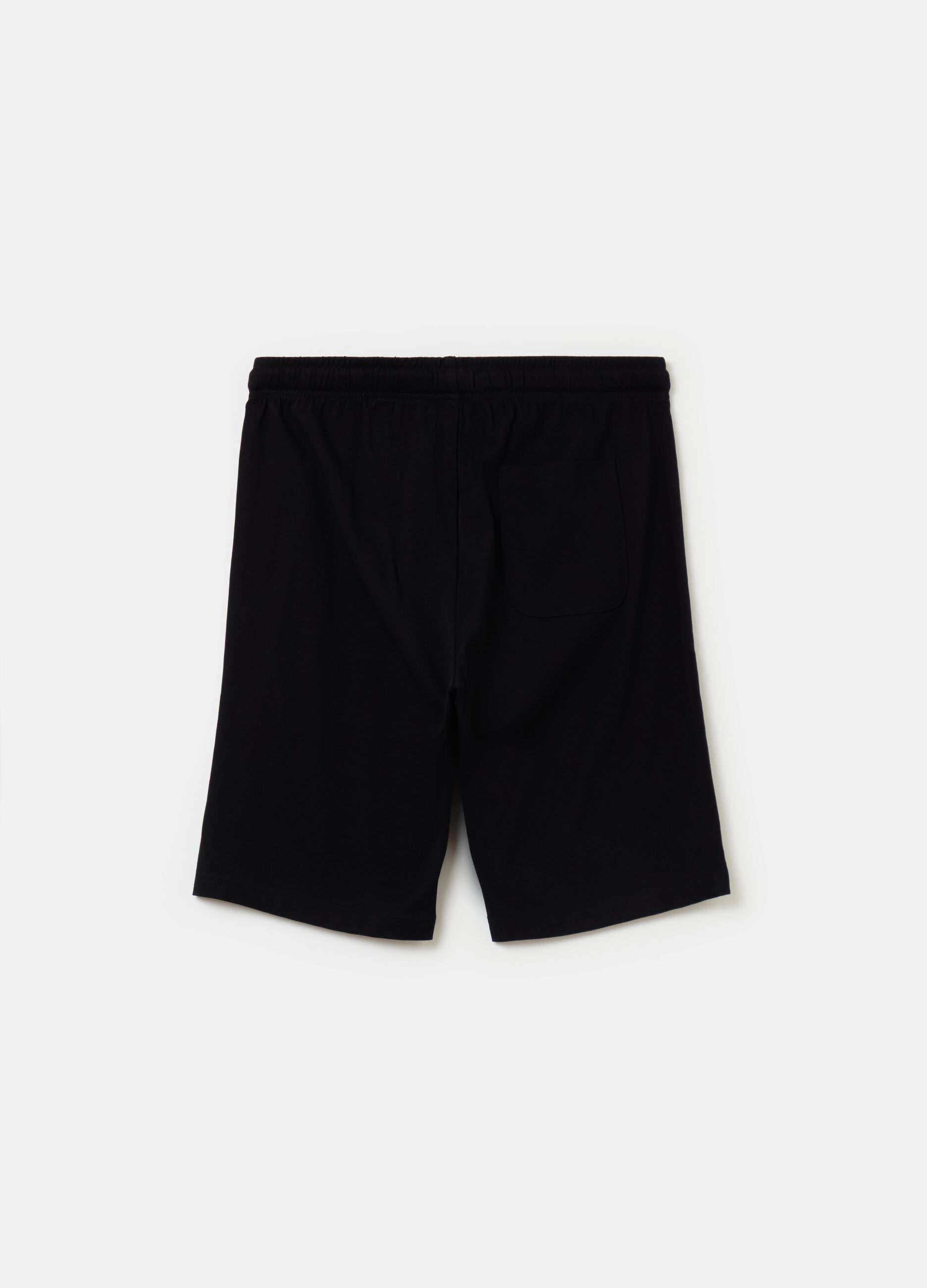 Bermuda in cotone con coulisse