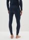 Blue Regular Fit Leggings_2