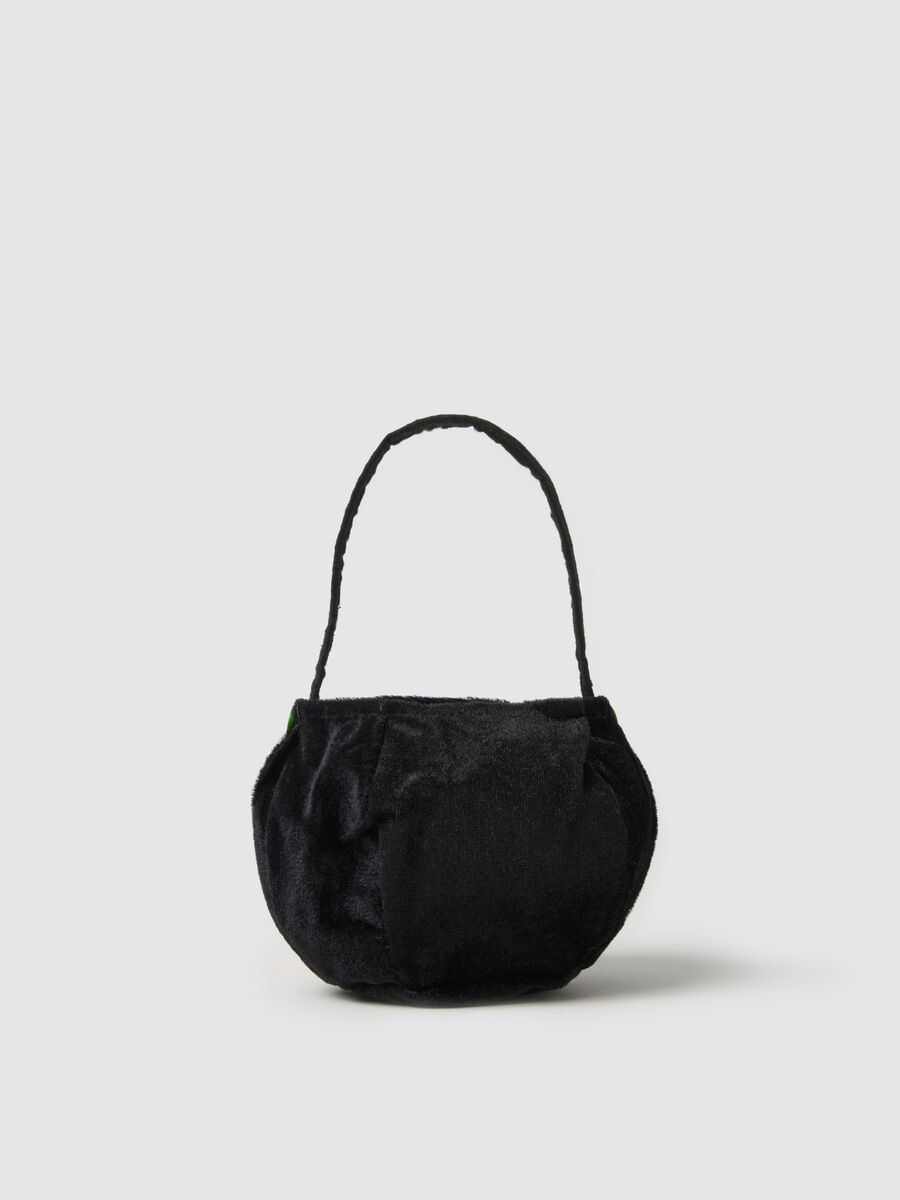 Black Bag with Pumpkin Print_1
