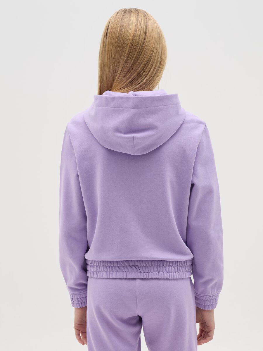 Full-zip Essential in French Terry con cappuccio _1