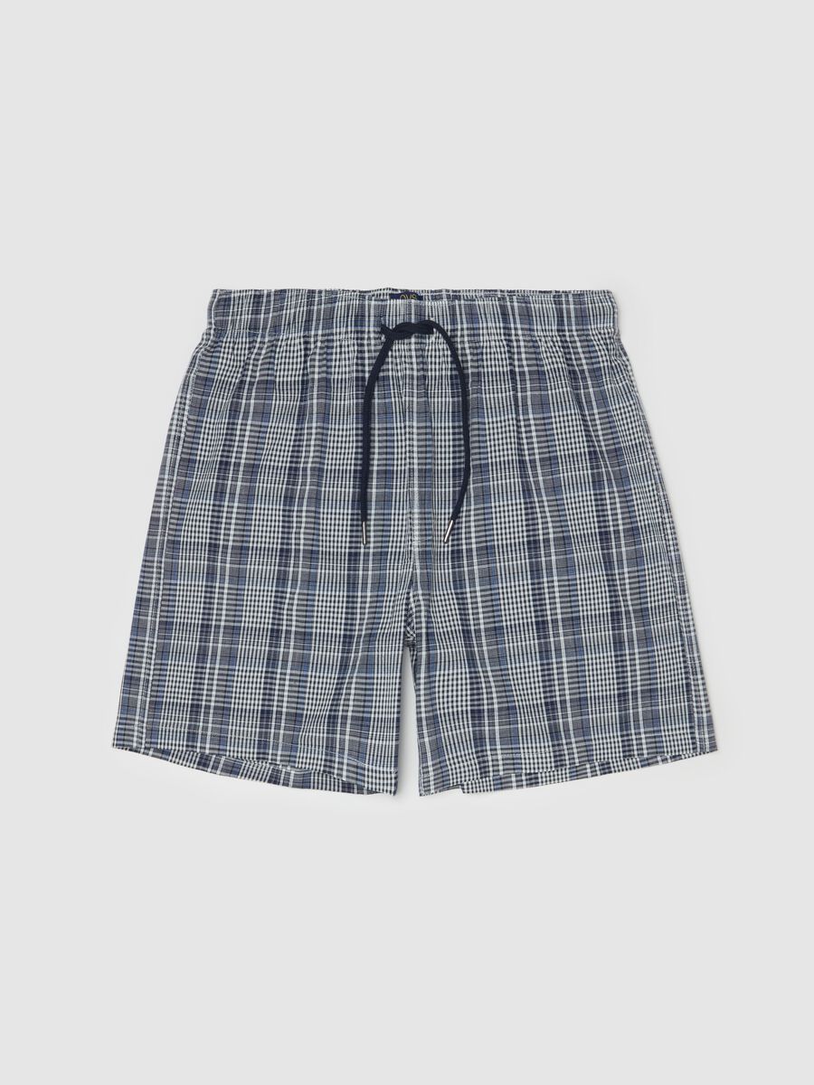 Pyjama shorts in patterned cotton_4