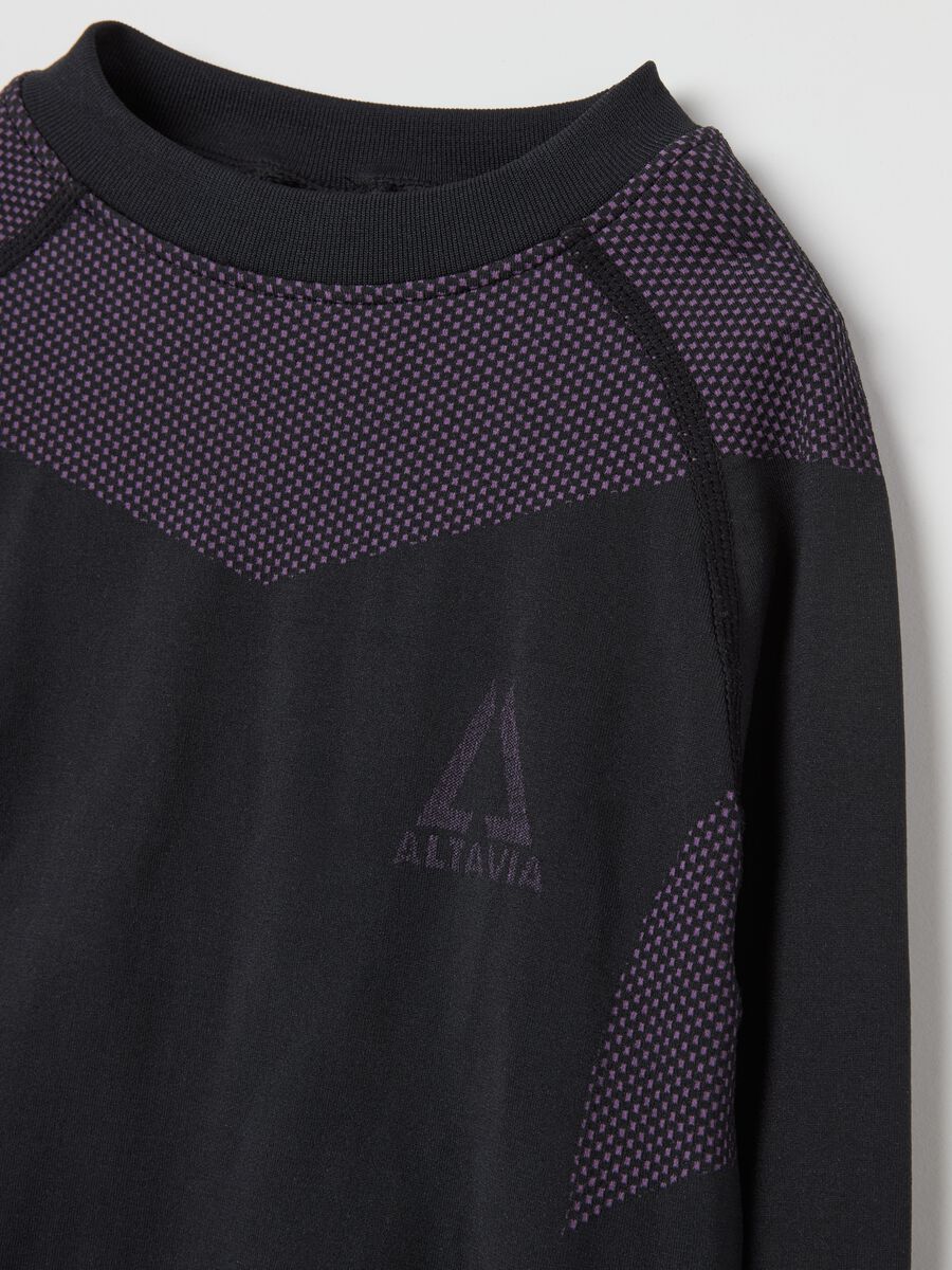 Altavia by Deborah Compagnoni seamless thermal T-shirt with long sleeves_5