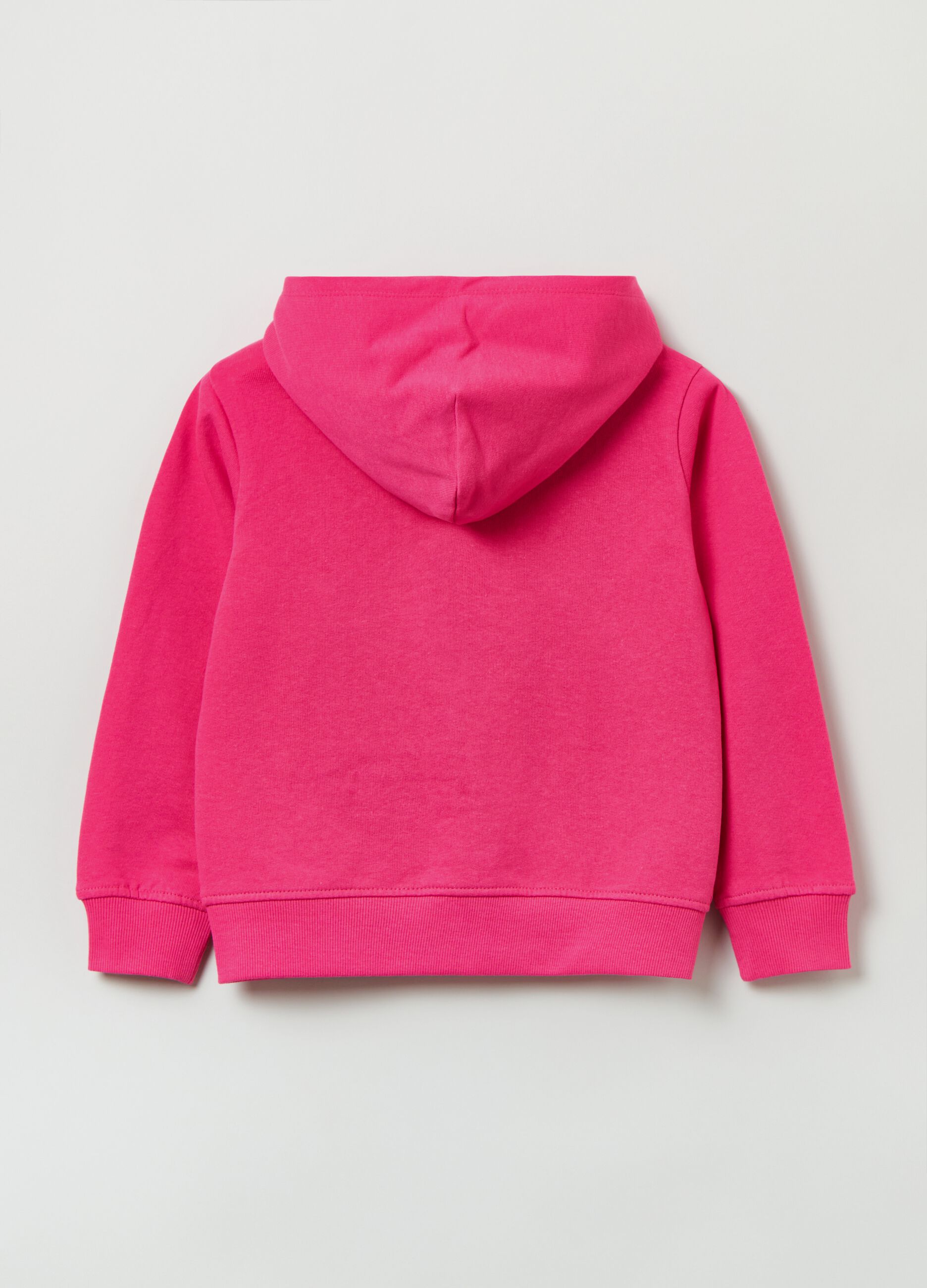 Full-zip in French Terry con cappuccio_1