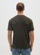 Regular fit green pure cotton T-shirt_2