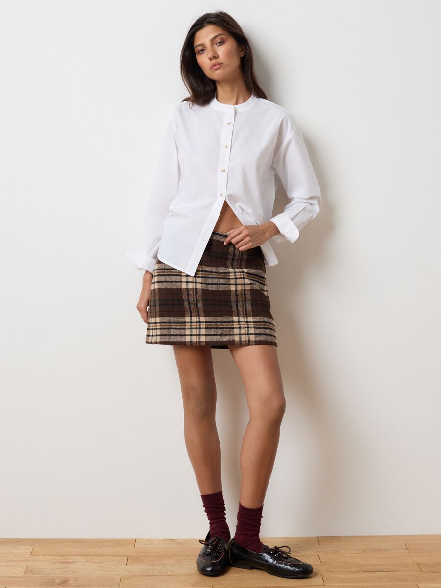 White pure cotton regular fit shirt_2