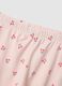 Pigiama in puro cotone rosa da neonata regular fit con ciliegie_3