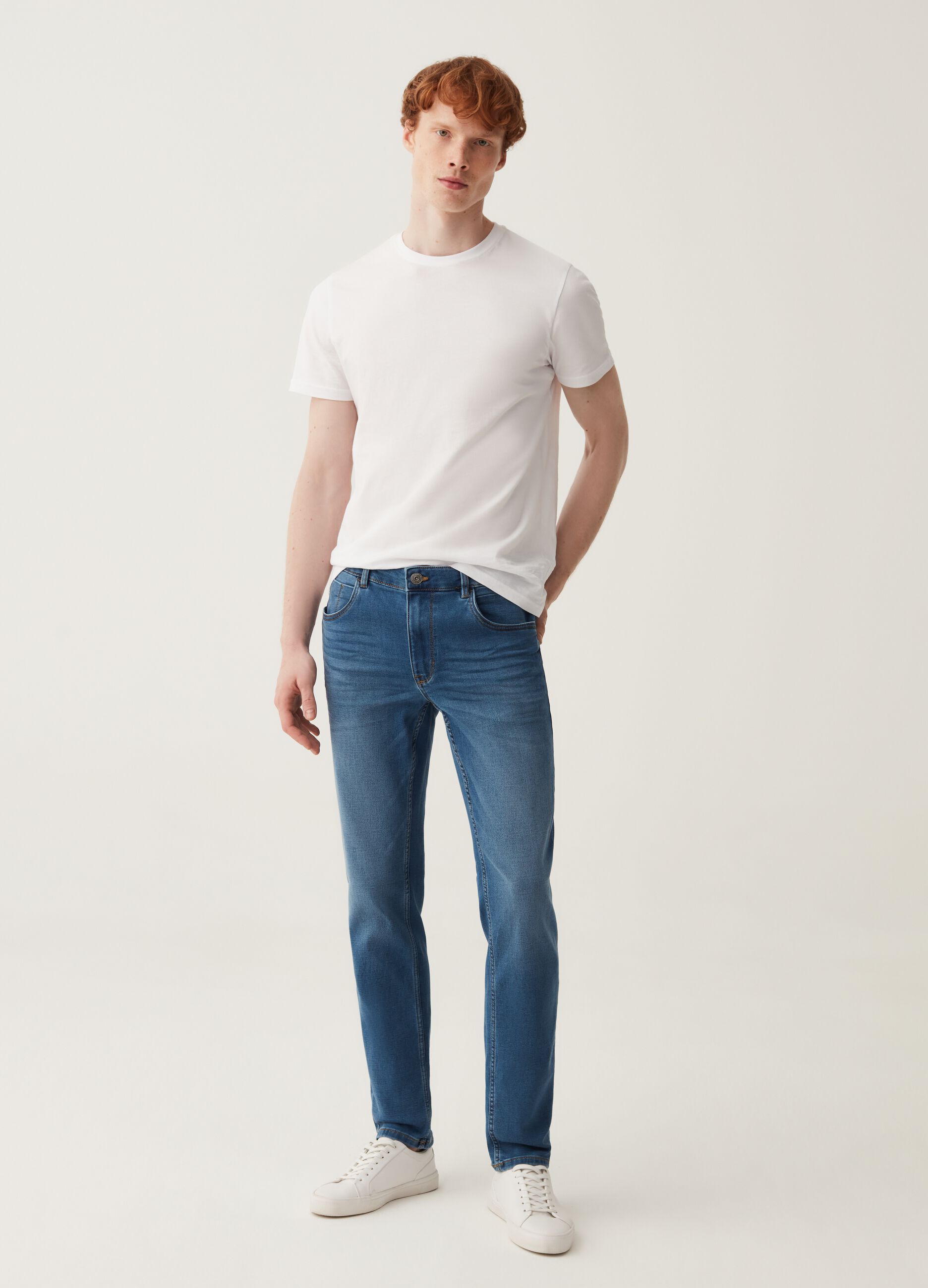 Jeans slim fit cinque tasche_3