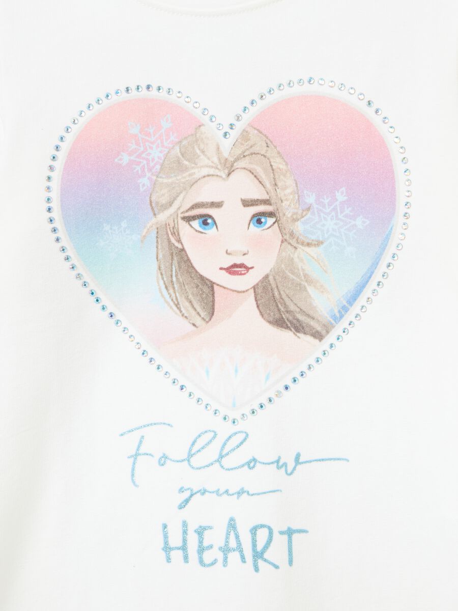 T-shirt a maniche lunghe stampa Disney Frozen _1
