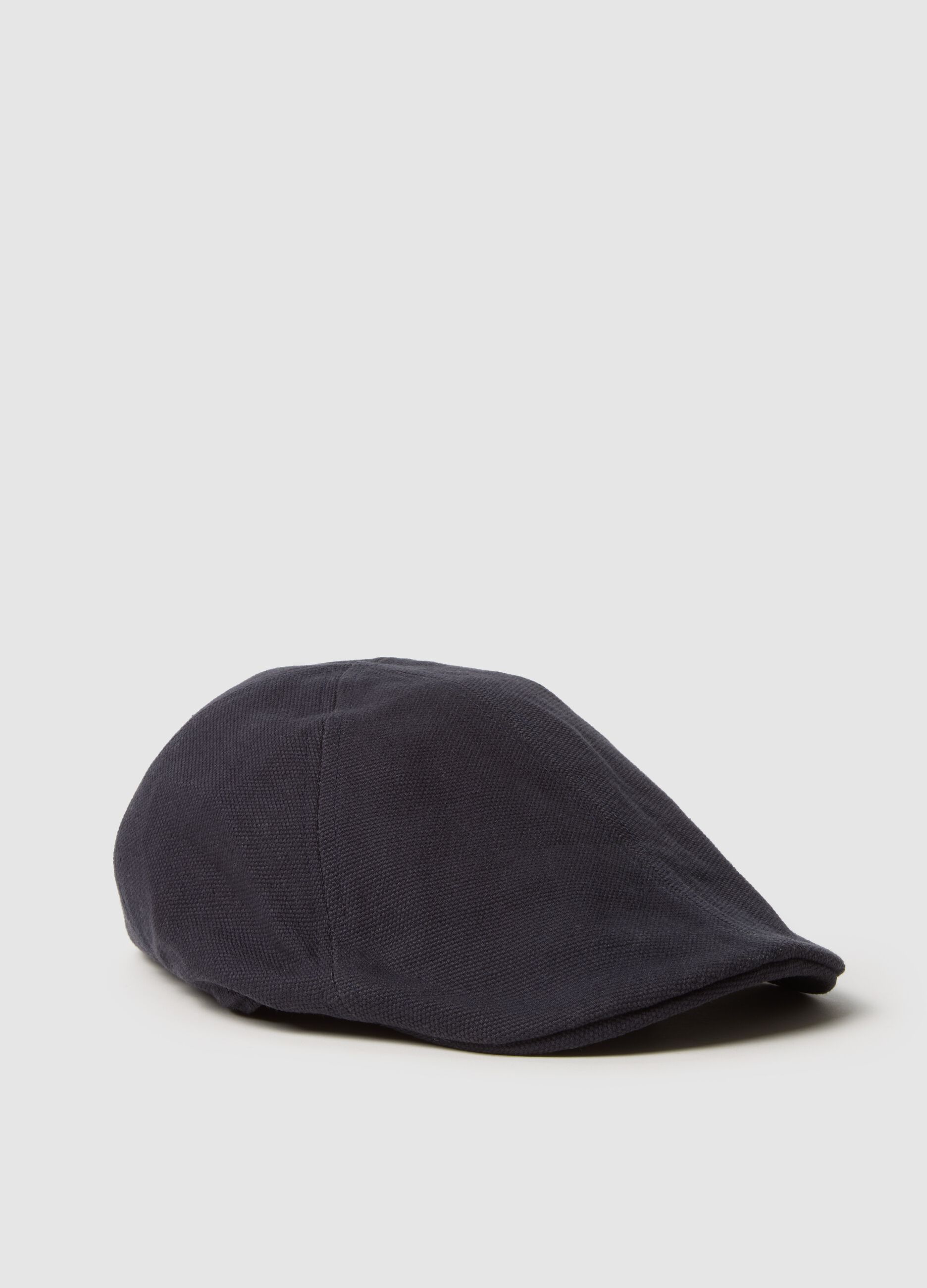 Blue pure cotton flat cap