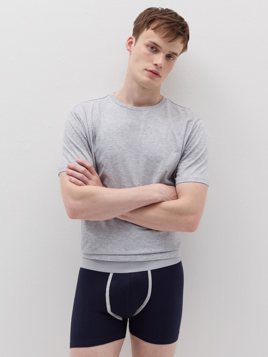 Three-pack midi boxer shorts with external elastic_1