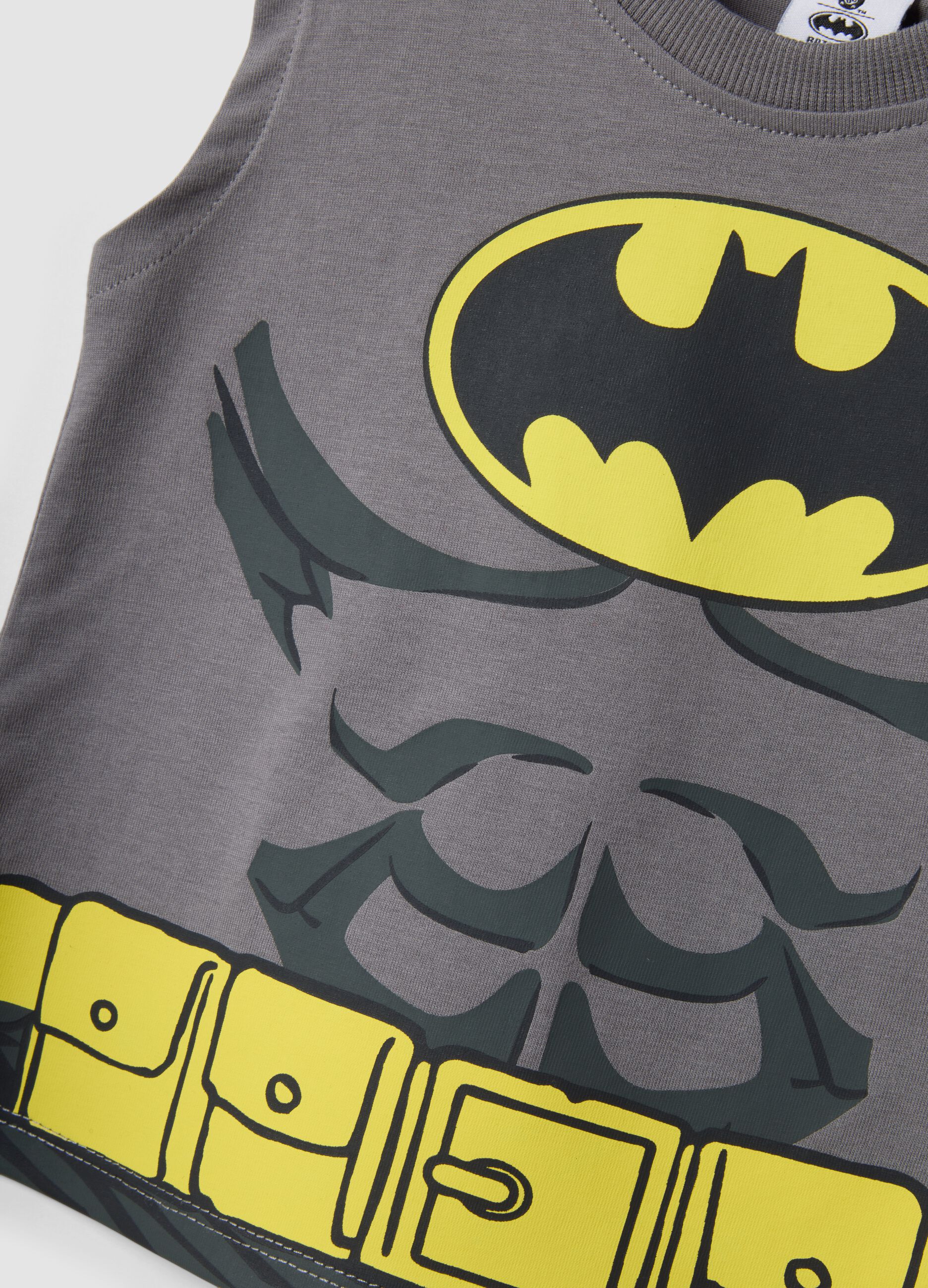 Grey pure cotton tank top