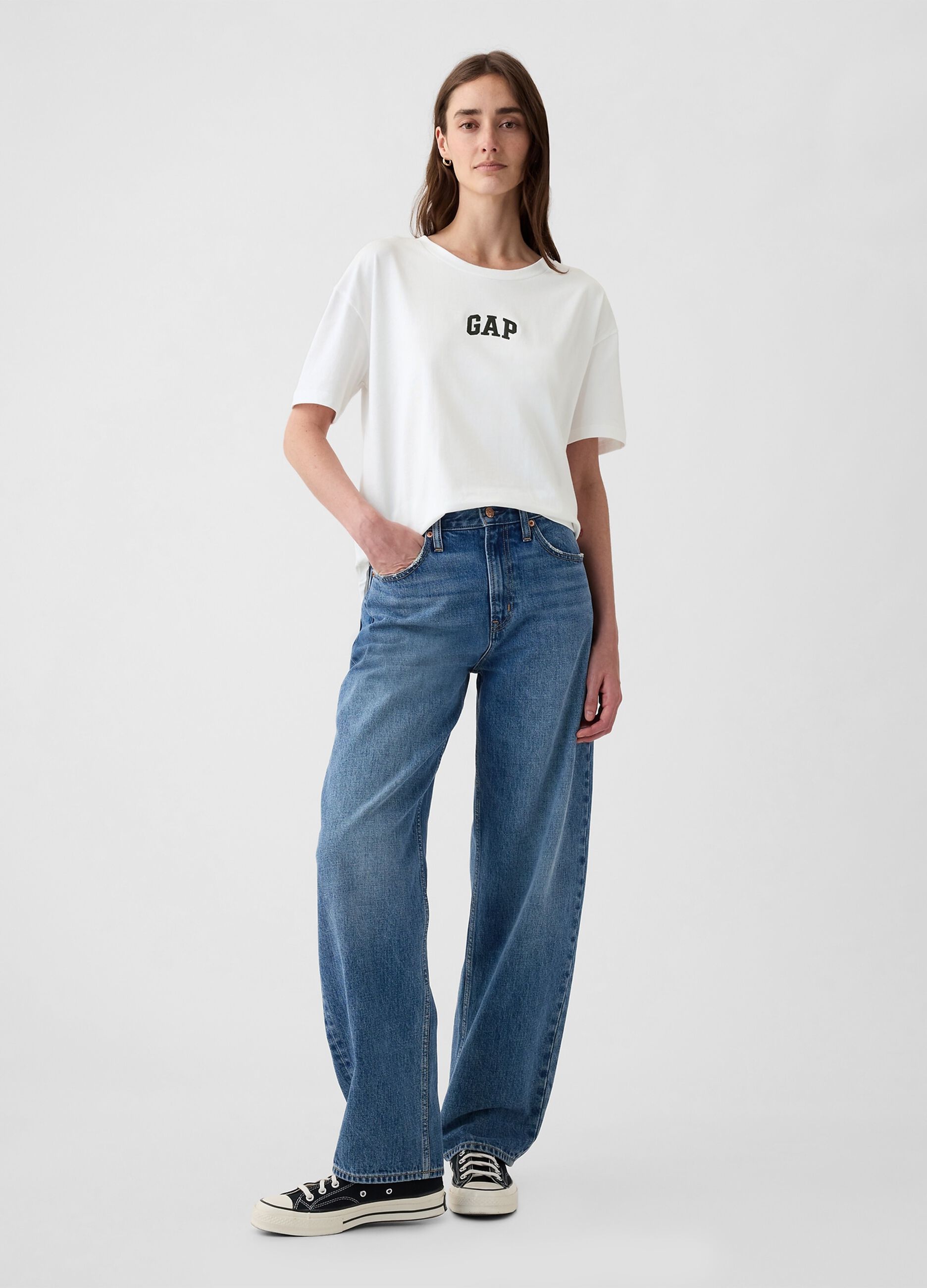 T-shirt a maniche corte con logo