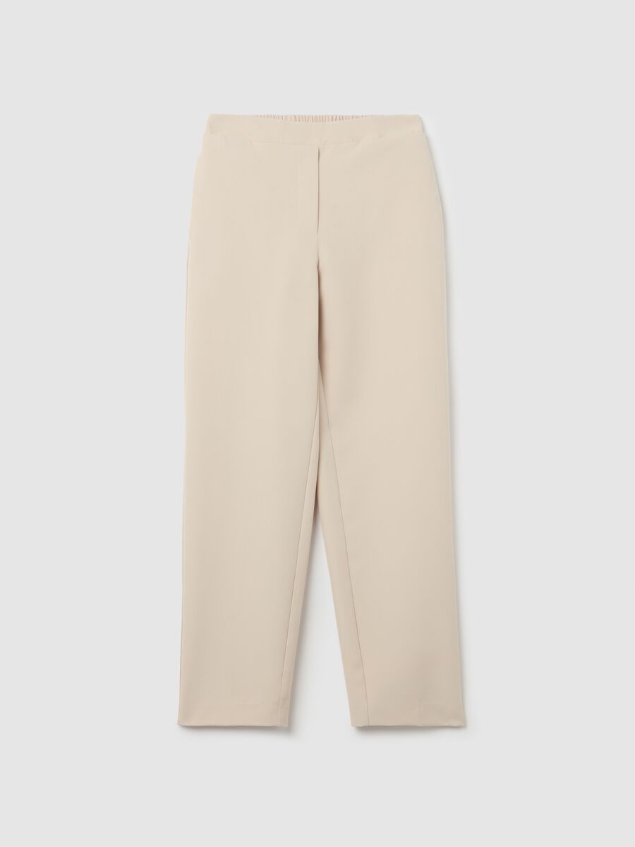 Slim-fit ankle-length trousers_4
