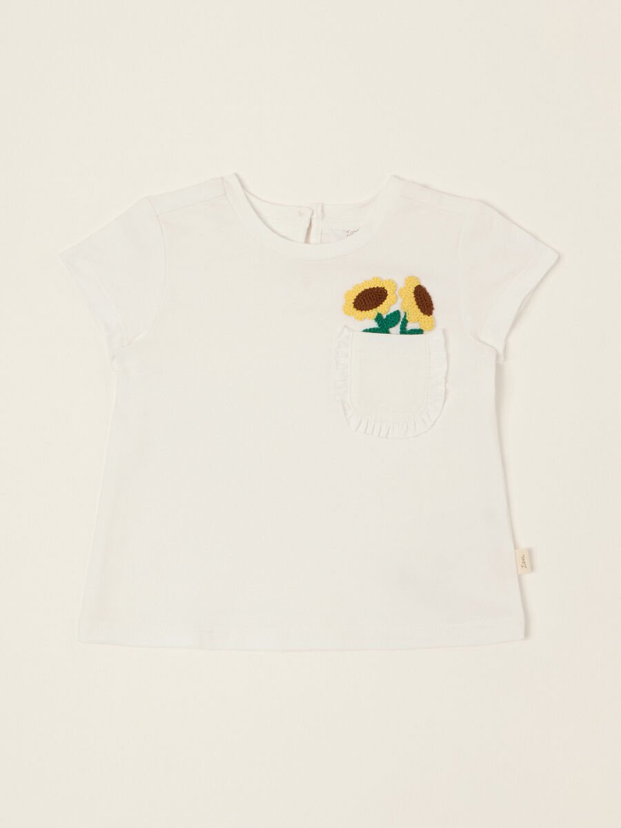 T-shirt in jersey di cotone stretch IANA_0