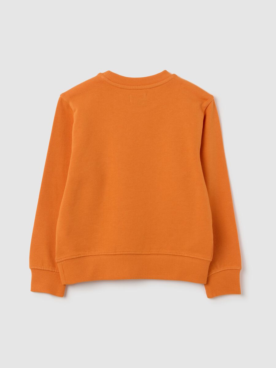 Children's pure cotton orange sweatshirt_1