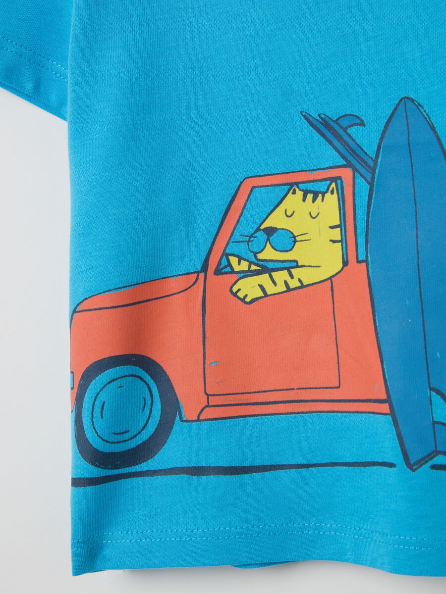 Cotton T-shirt with print_3