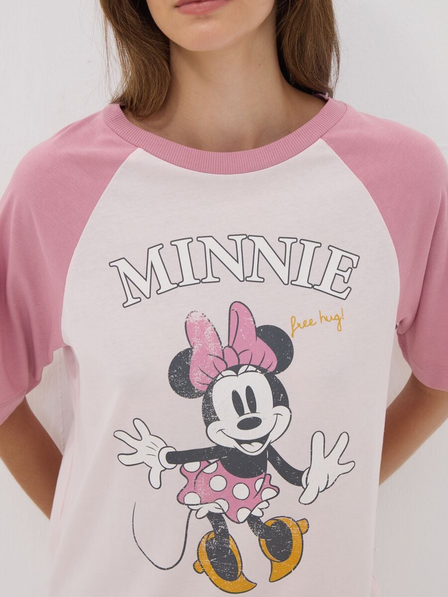 Pink pure organic cotton nightshirt with Minnie print_2