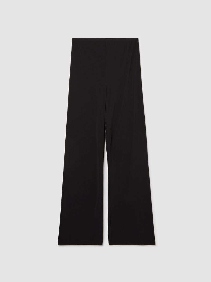 Solid colour maternity trousers_4