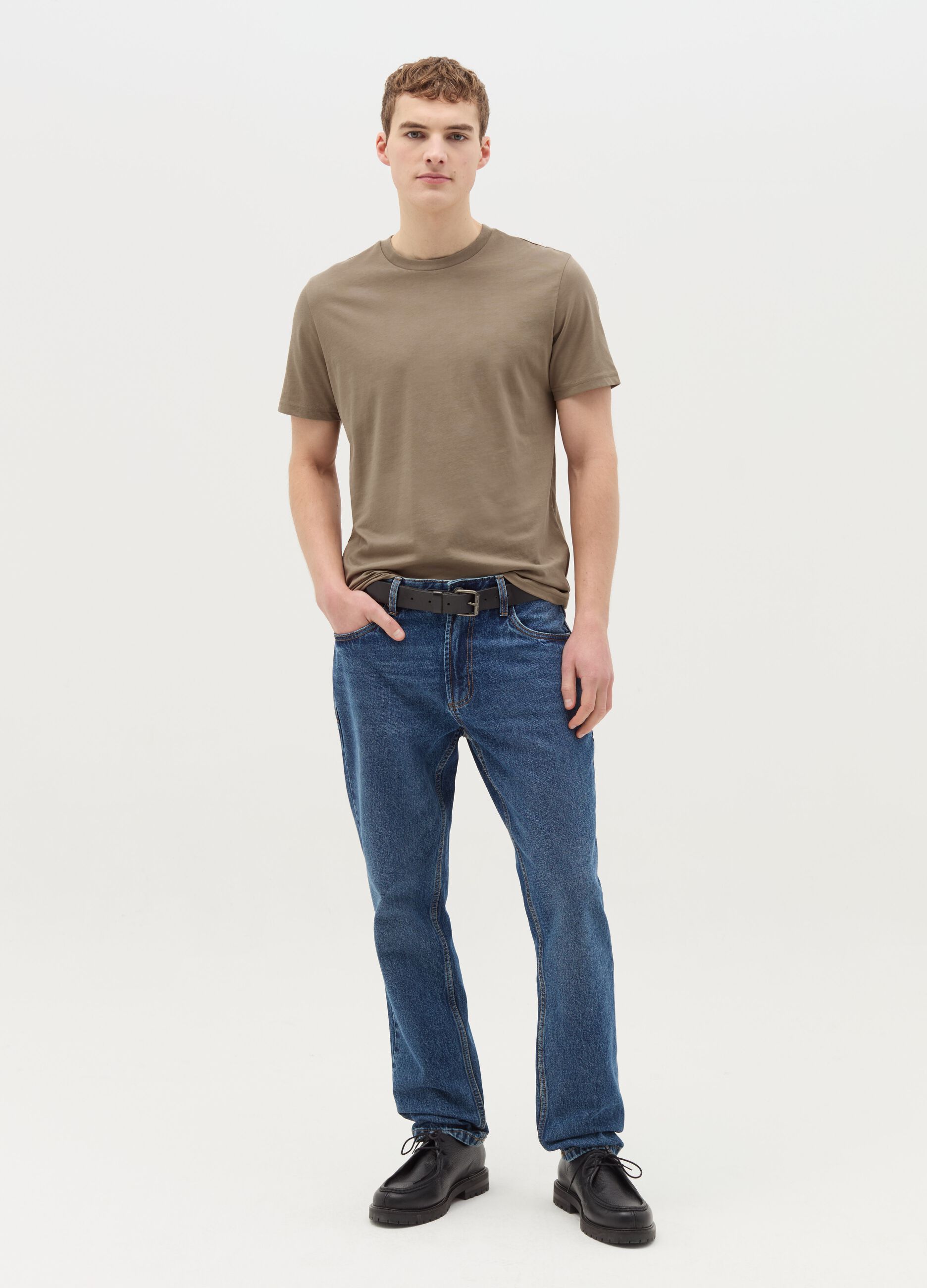 T-shirt regular fit in cotone