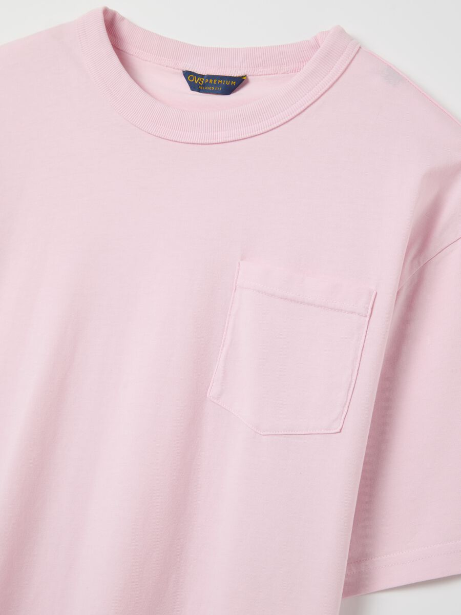 Relaxed-fit T-shirt in cotton with pocket_1