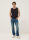 Black pure cotton vest_1