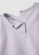 Purple organic cotton pyjamas with crew neck and teddy bear print_3