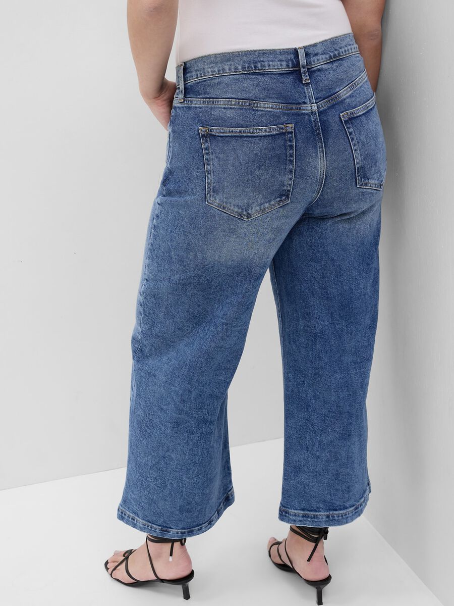 Jeans straight fit ankle a vita alta_4