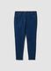 Jeggings blu skinny in cotone e viscosa elasticizzata_0
