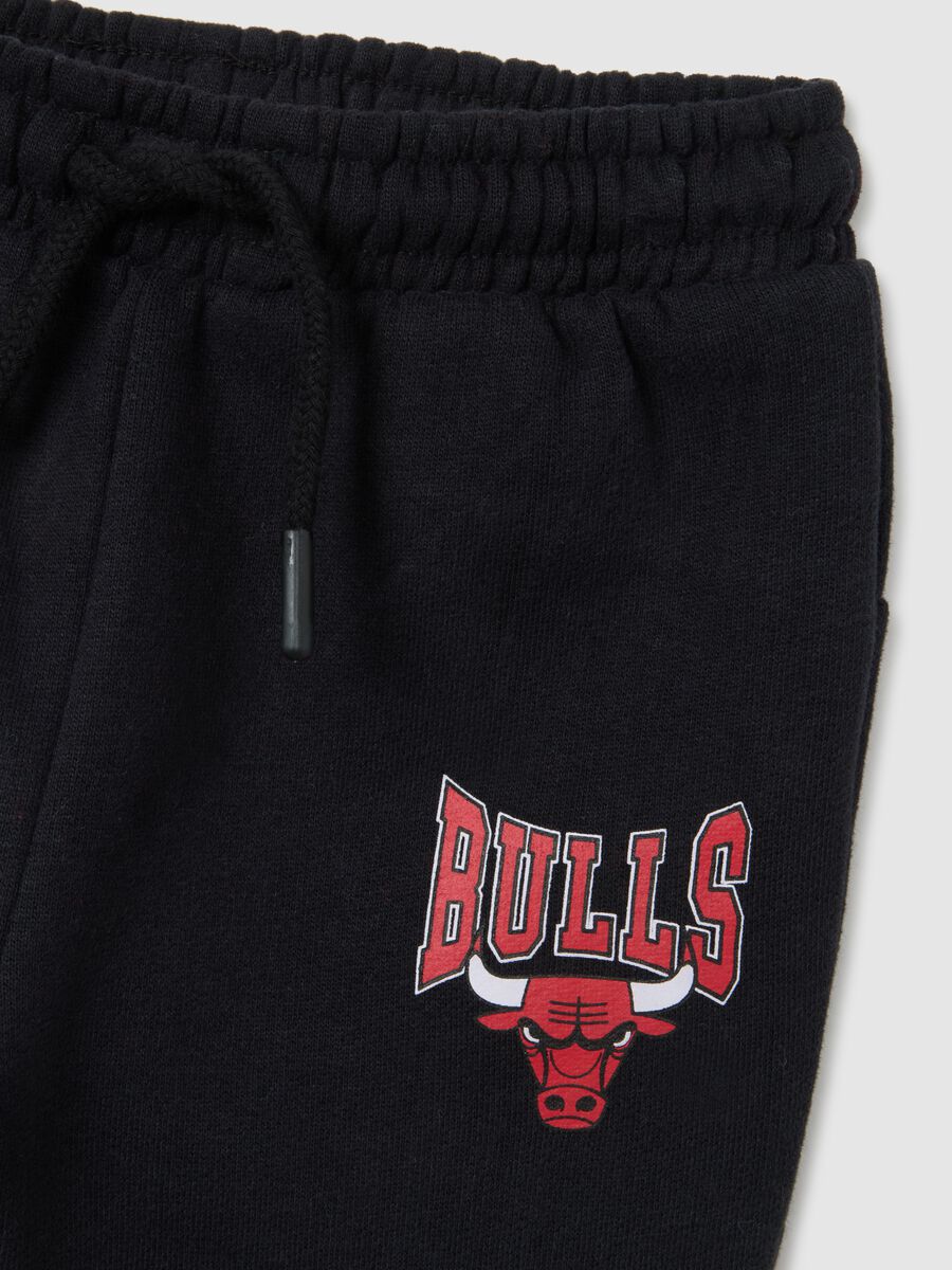 Multicolour sweatshirt and trousers set for kids - Chicago Bulls in cotton blend_2