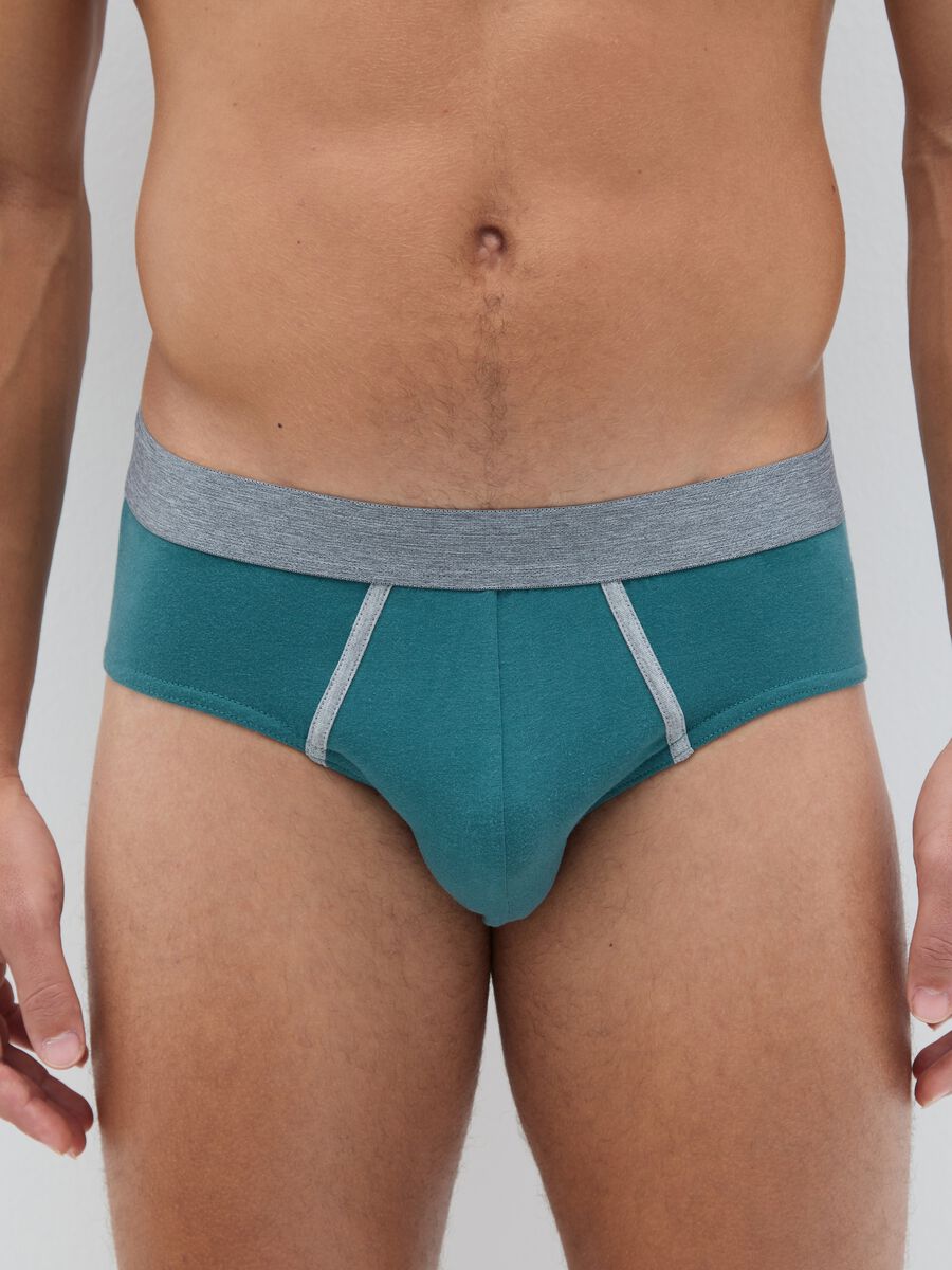 Tripack slip in cotone elasticizzato multicolor regular fit_1