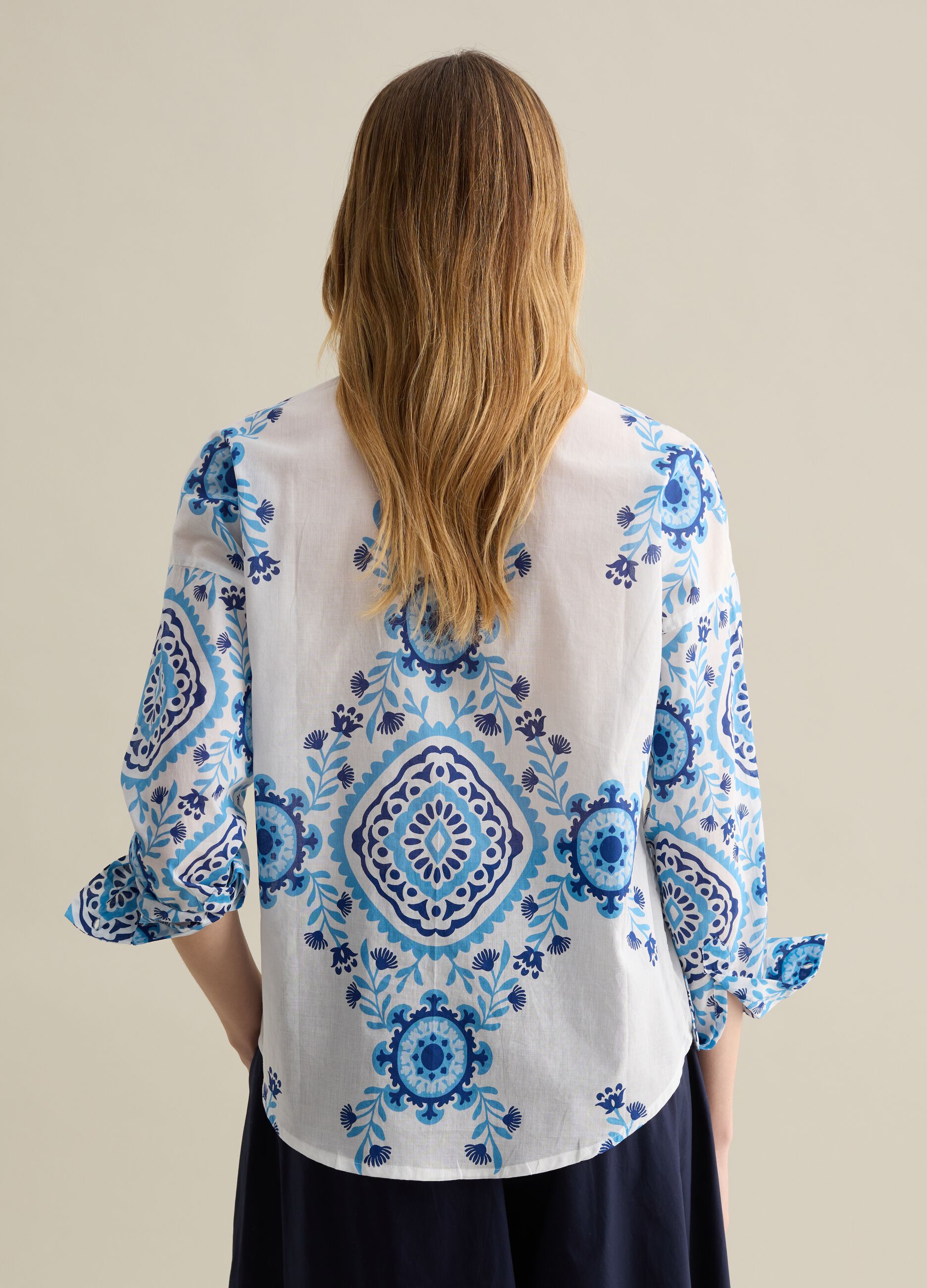 Short Sleeve Floral Print Shirt
