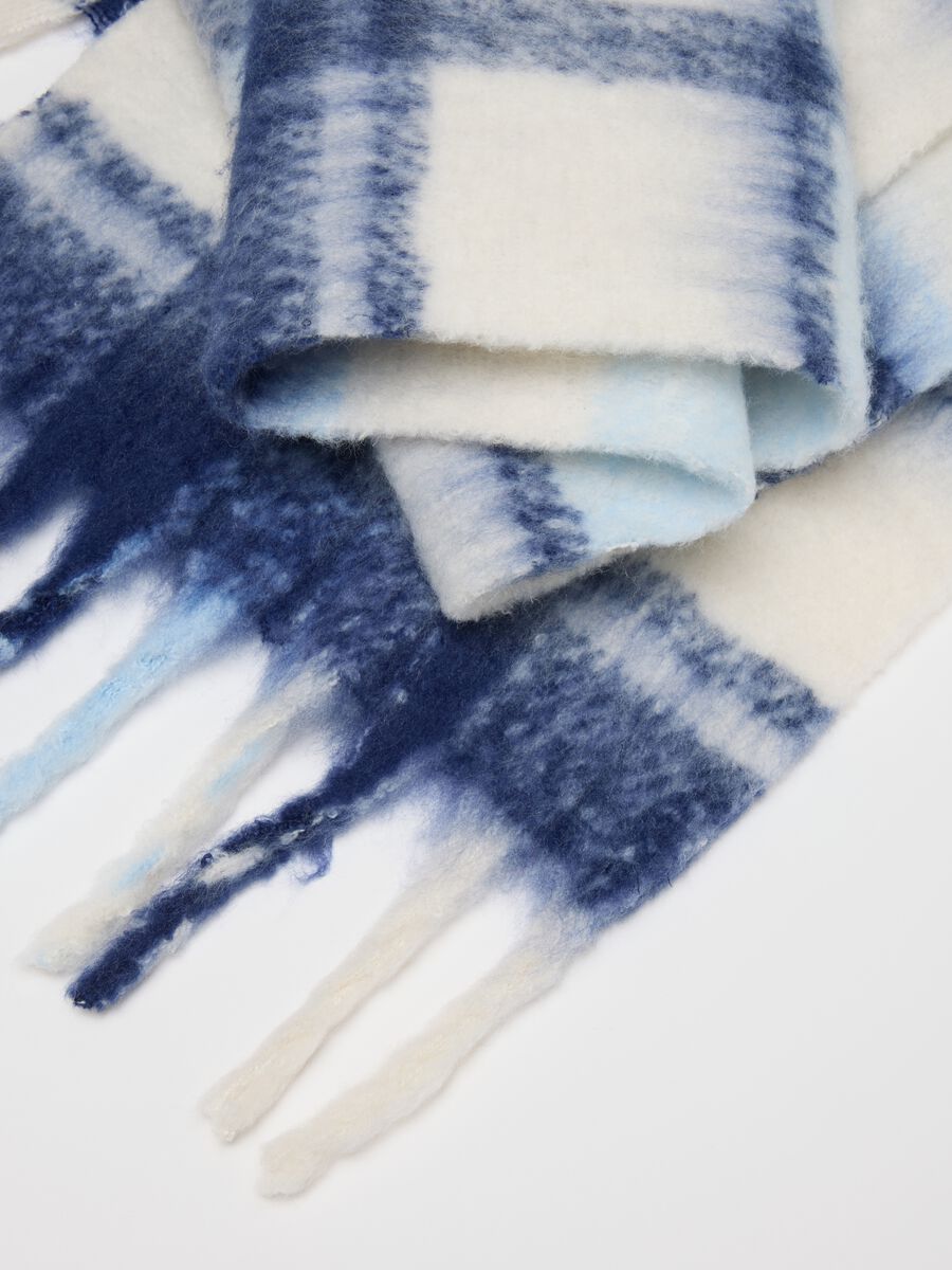 Multicoloured fringe girl scarf_2