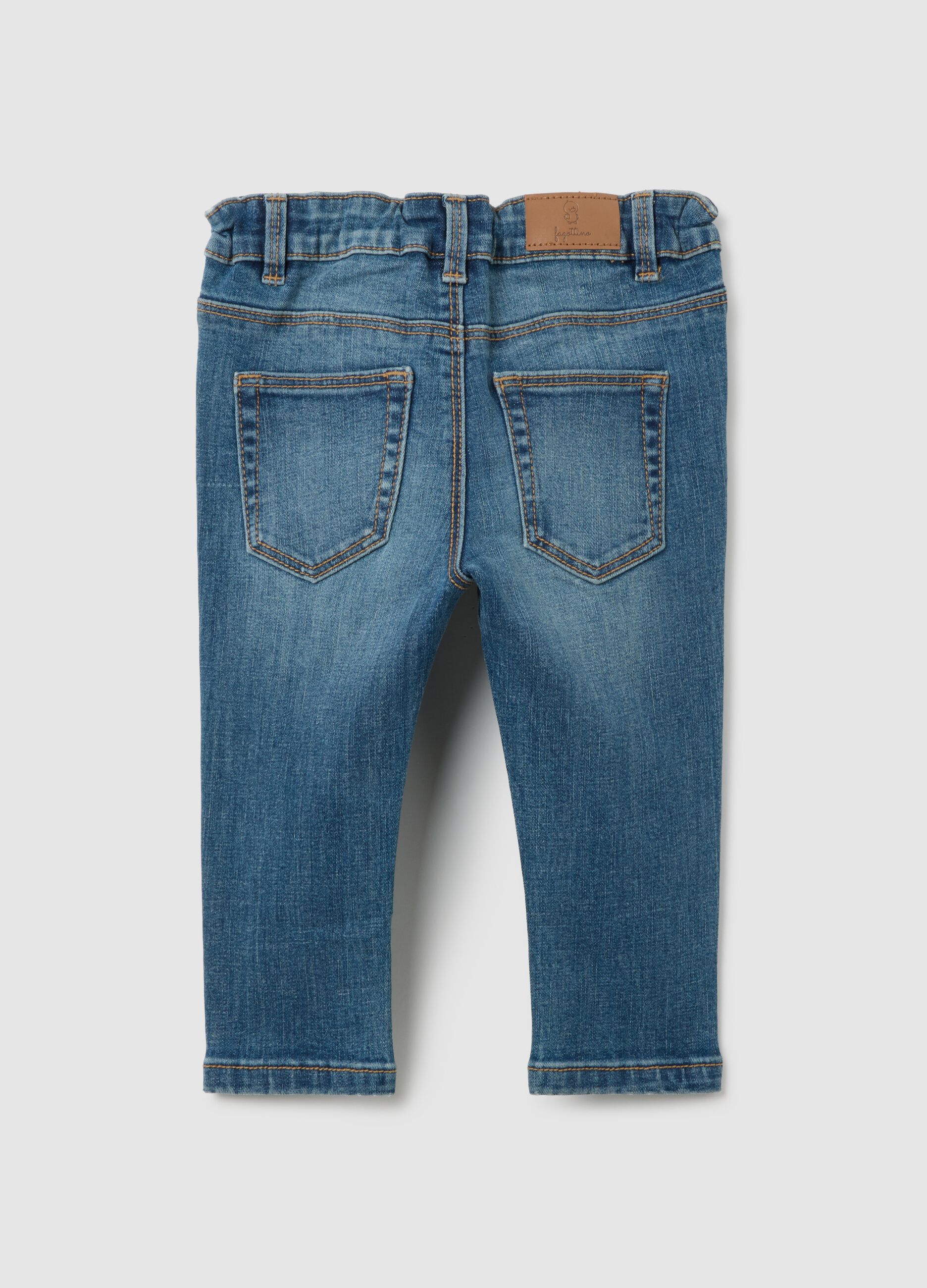 Children's Jeans in Blue Stretch Denim