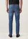 Blue slim-fit stretch cotton jeans_2