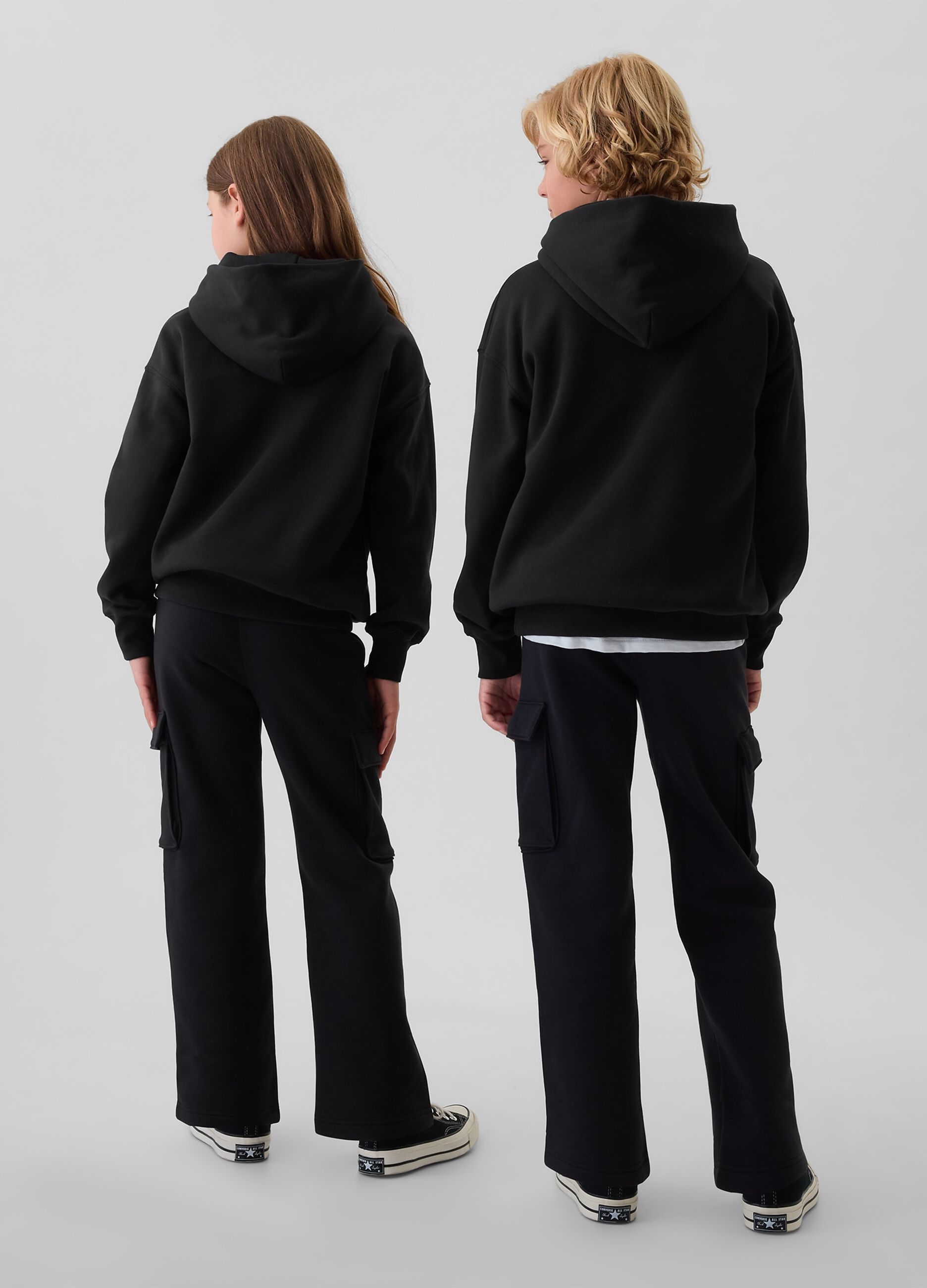 Solid colour hoodie