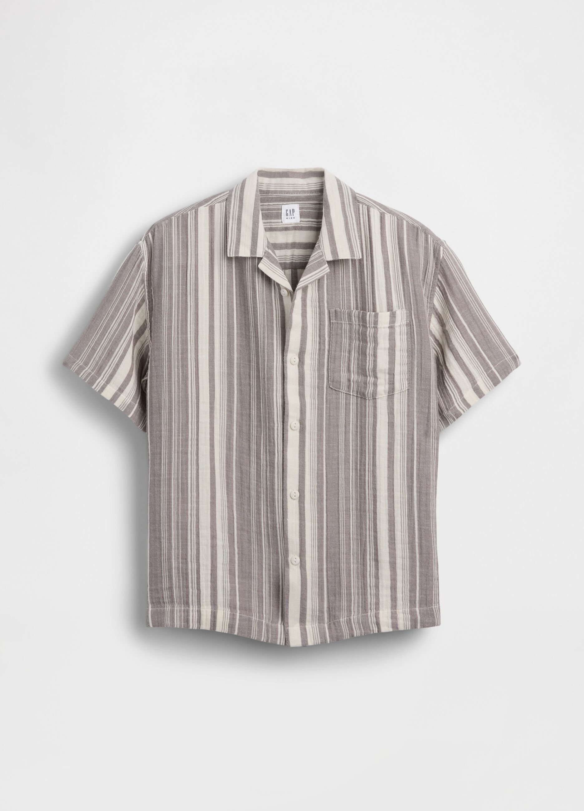 Pure cotton striped shirt