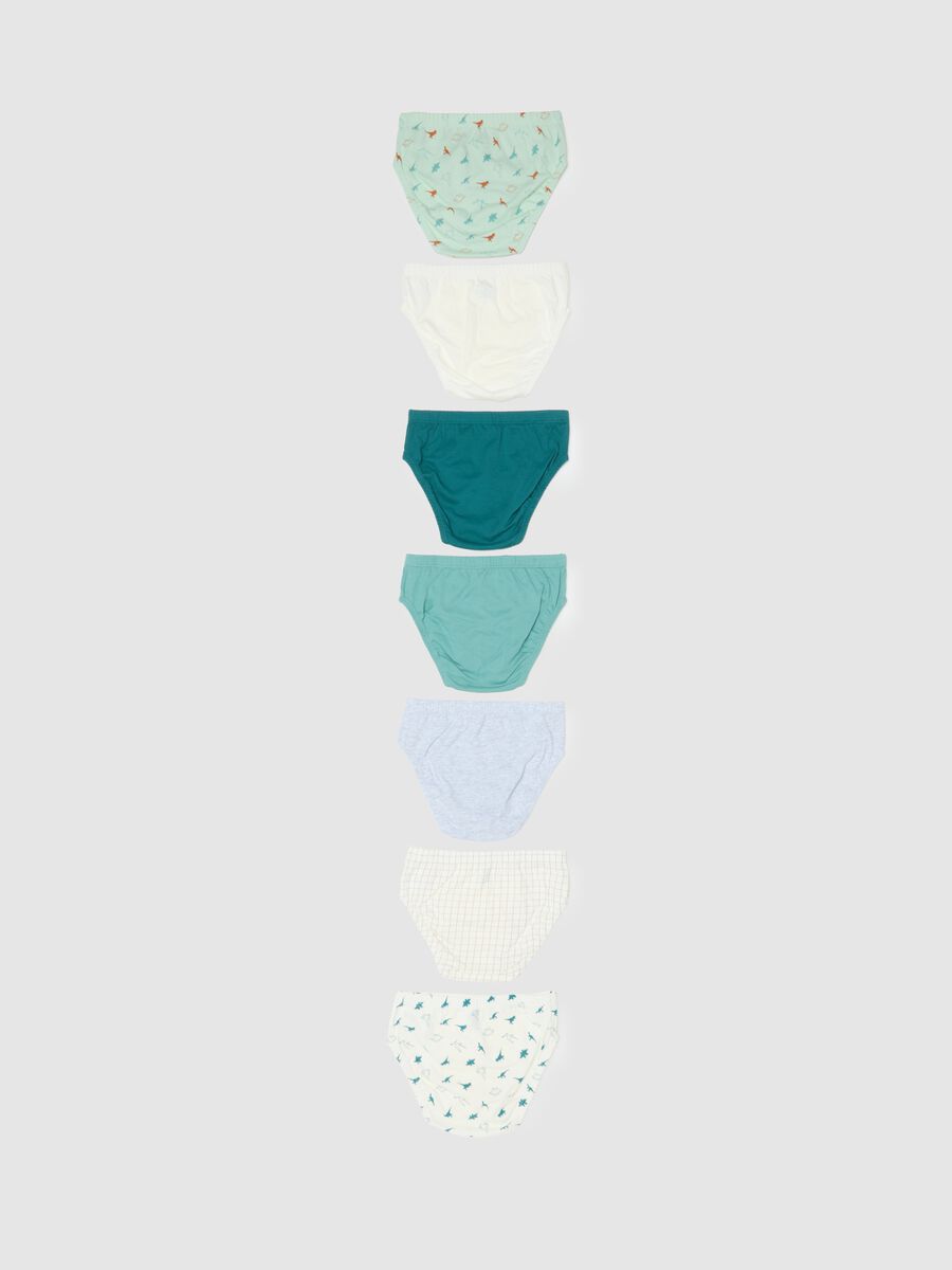 Set multipack mutandine da bambino in puro cotone multicolor_1