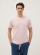 Short-sleeve pink pure cotton regular fit t-shirt_0