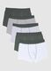 Multipack of stretch cotton multicolour regular fit boxer shorts_4