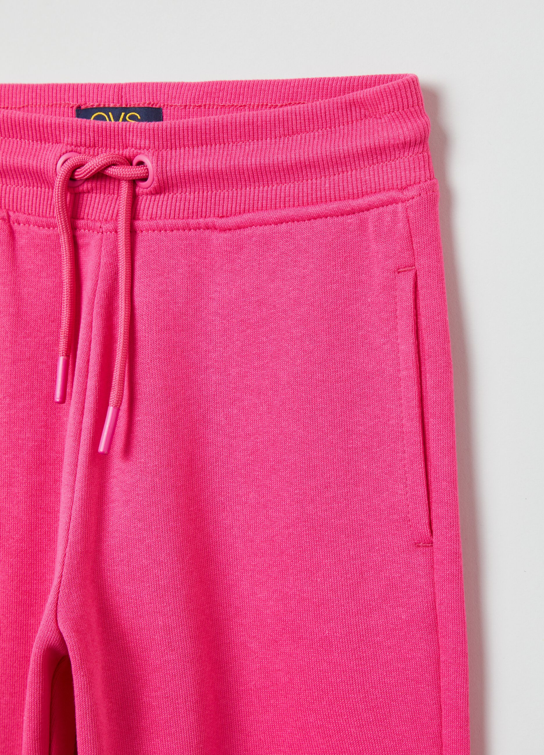 Joggers in felpa con coulisse_2