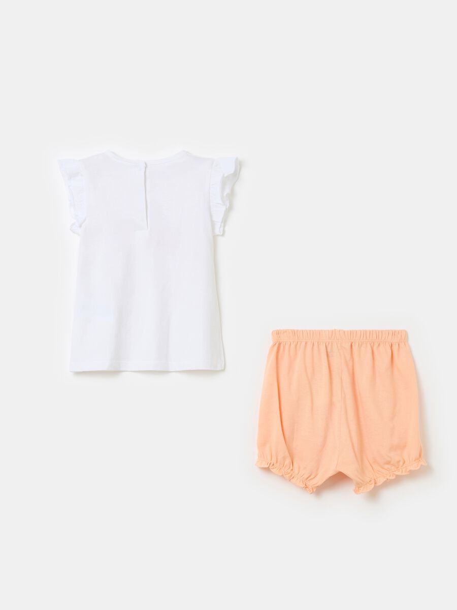 Organic cotton pyjamas with print_1