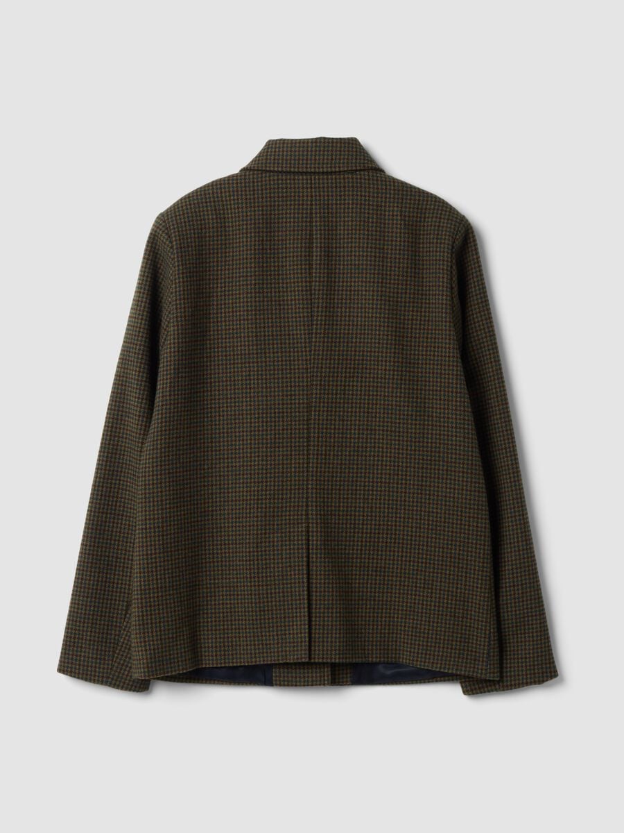Brown, olive green and navy wool-blend blazer_2