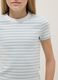 Multicolour striped slim fit stretch cotton girls' T-shirt_2
