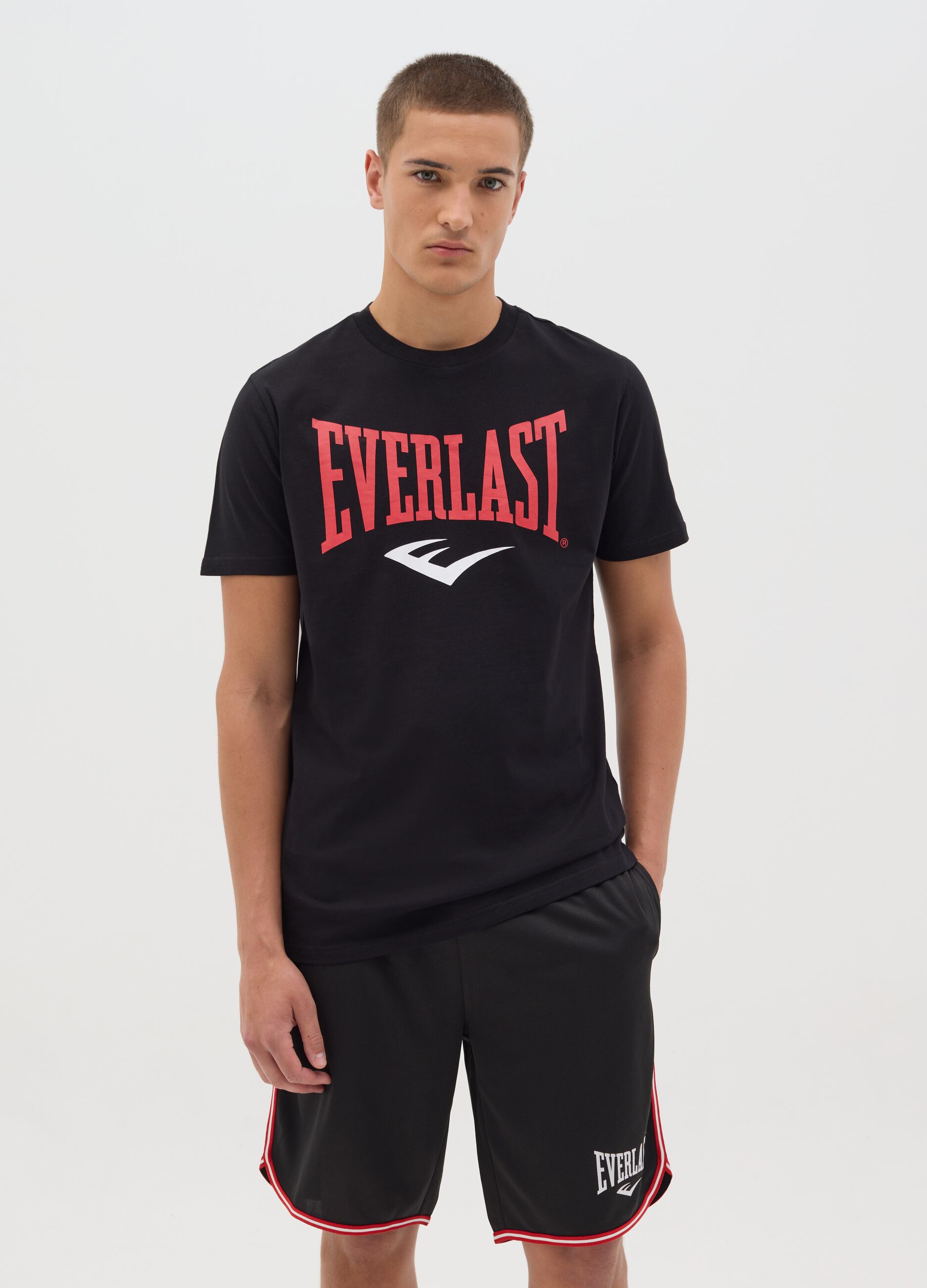 Black Everlast Cotton T-shirt
