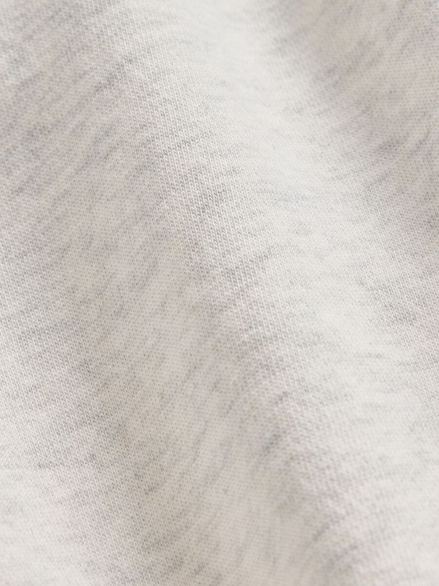 Felpa bianca in misto cotone_5