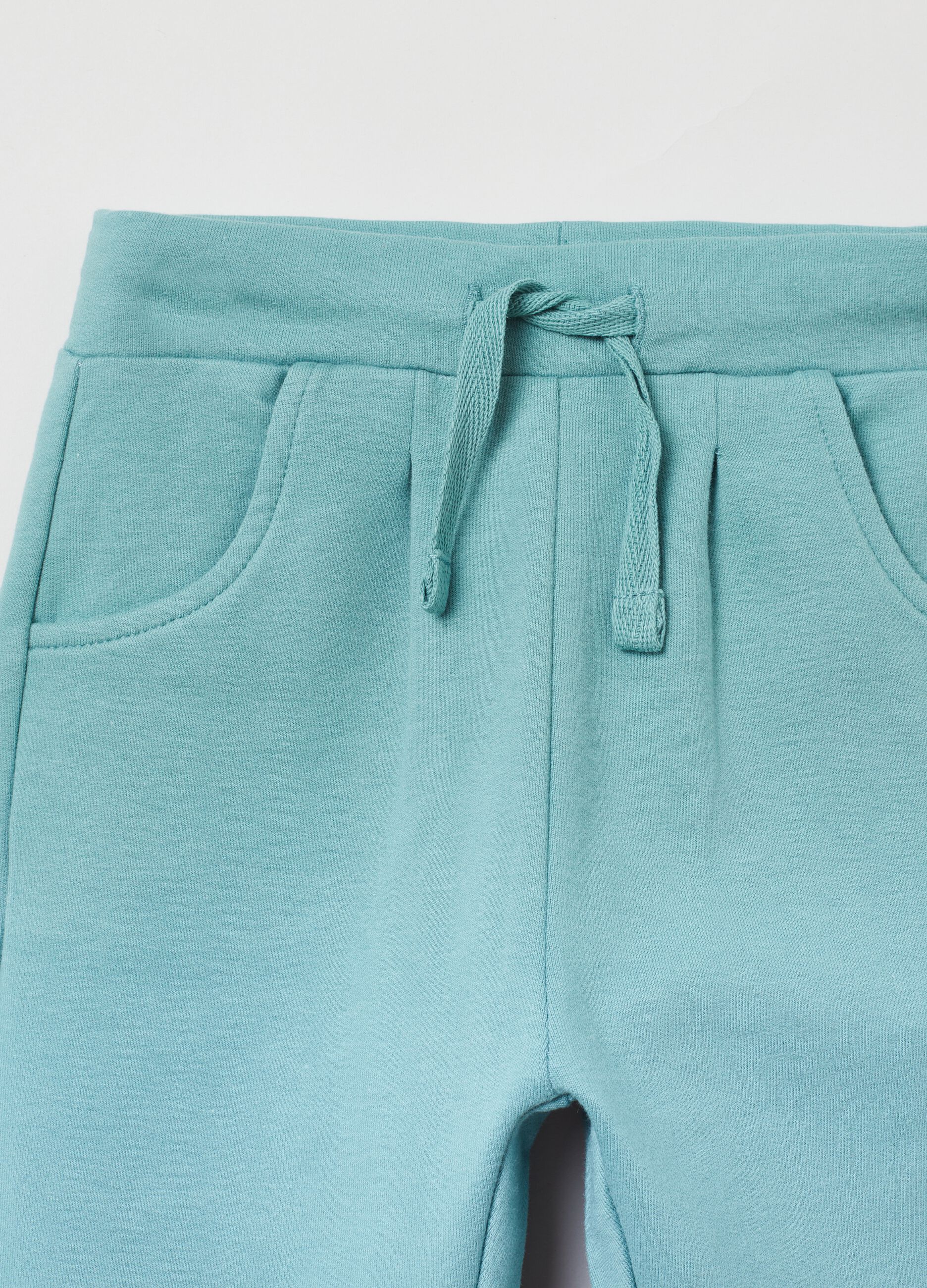 Joggers in French Terry con coulisse_1
