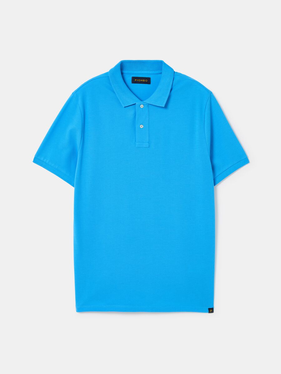 Supima cotton piquet polo shirt_3