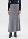 Grey Pleated Long Skirt_1