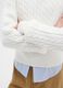 White Regular Fit Girl's Sweater_2