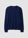 Navy pure cashmere jumper, regular fit_0